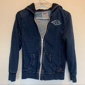 Child's Levi Jean Corduroy Jacket with SherpHood